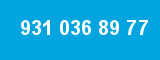 931 036 89 77